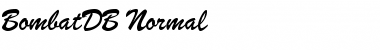 Download BombatDB Font Download BombatDB Font