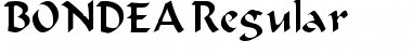 Download BONDEA Font Download BONDEA Font