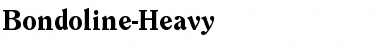Download Bondoline-Heavy Font Download Bondoline-Heavy Font