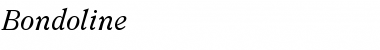 Download Bondoline Font Download Bondoline Font