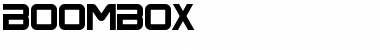 Download BoomBox Font Download BoomBox Font