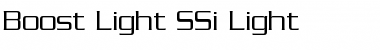 Download Boost Light SSi Font Download Boost Light SSi Font