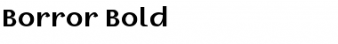 Download Borror Font Download Borror Font