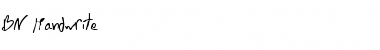 Download BN Handwrite Font Download BN Handwrite Font