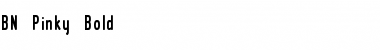 Download BN Pinky Bold Font Download BN Pinky Bold Font