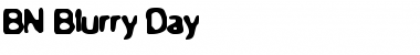 Download BN-Blurry Day Font Download BN-Blurry Day Font