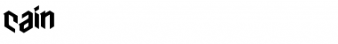 Download cain Font Download cain Font
