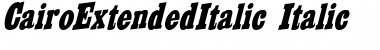 Download CairoExtendedItalic Font Download CairoExtendedItalic Font