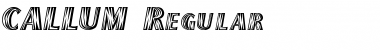 Download CALLUM Font Download CALLUM Font