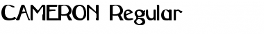 Download CAMERON Font Download CAMERON Font