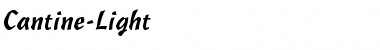 Download Cantine-Light Font Download Cantine-Light Font