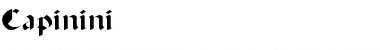 Download Capinini Font Download Capinini Font