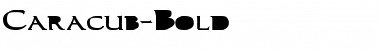 Download Caracub-Bold Font Download Caracub-Bold Font