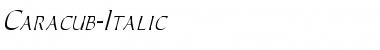 Download Caracub-Italic Font Download Caracub-Italic Font
