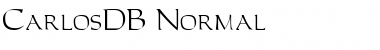 Download CarlosDB Font Download CarlosDB Font