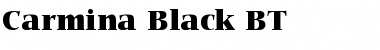 Download Carmina Blk BT Font Download Carmina Blk BT Font