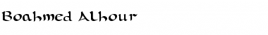 Download Boahmed Alhour Font Download Boahmed Alhour Font
