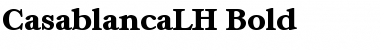 Download CasablancaLH Font Download CasablancaLH Font