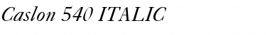 Download Caslon 540 Font Download Caslon 540 Font