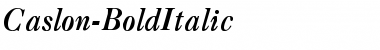 Download Caslon-BoldItalic Font Download Caslon-BoldItalic Font