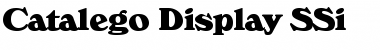 Download Catalego Display SSi Font Download Catalego Display SSi Font