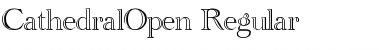Download CathedralOpen Font Download CathedralOpen Font