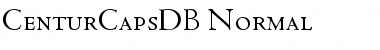 Download CenturCapsDB Font Download CenturCapsDB Font