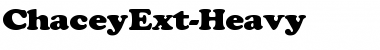 Download ChaceyExt-Heavy Font Download ChaceyExt-Heavy Font