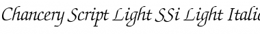 Download Chancery Script Light SSi Font Download Chancery Script Light SSi Font