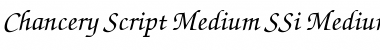 Download Chancery Script Medium SSi Font Download Chancery Script Medium SSi Font