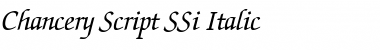 Download Chancery Script SSi Font Download Chancery Script SSi Font