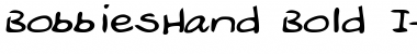 Download BobbiesHand Font Download BobbiesHand Font