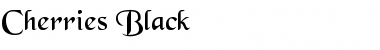 Download Cherries Black Font Download Cherries Black Font