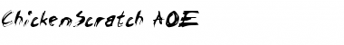 Download ChickenScratch AOE Font Download ChickenScratch AOE Font