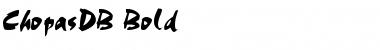 Download ChopasDB Font Download ChopasDB Font