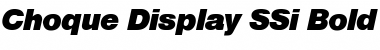 Download Choque Display SSi Font Download Choque Display SSi Font