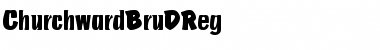 Download ChurchwardBruDReg Font Download ChurchwardBruDReg Font