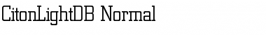 Download CitonLightDB Font Download CitonLightDB Font