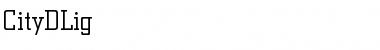 Download CityDLig Font Download CityDLig Font