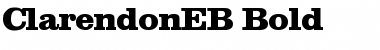 Download ClarendonEB Font Download ClarendonEB Font