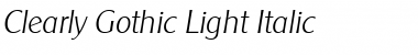 Download Clearly Gothic Light Font Download Clearly Gothic Light Font