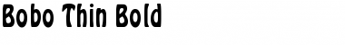 Download Bobo Thin Font Download Bobo Thin Font