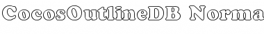 Download CocosOutlineDB Font Download CocosOutlineDB Font