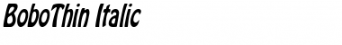 Download BoboThin Font Download BoboThin Font