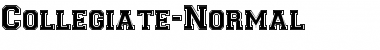 Download Collegiate-Normal Font Download Collegiate-Normal Font