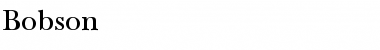 Download Bobson Font Download Bobson Font