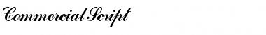 Download Commercial_Script Font Download Commercial_Script Font