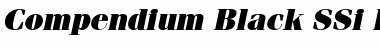 Download Compendium Black SSi Font Download Compendium Black SSi Font