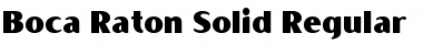 Download Boca Raton Solid Font Download Boca Raton Solid Font
