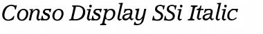 Download Conso Display SSi Font Download Conso Display SSi Font